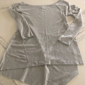Gray long sleeve shirt